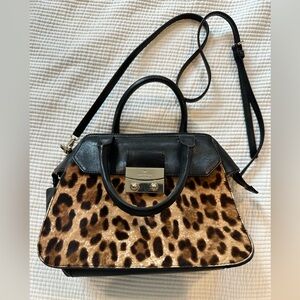 Kate Spade Leopard Print and Black Bag